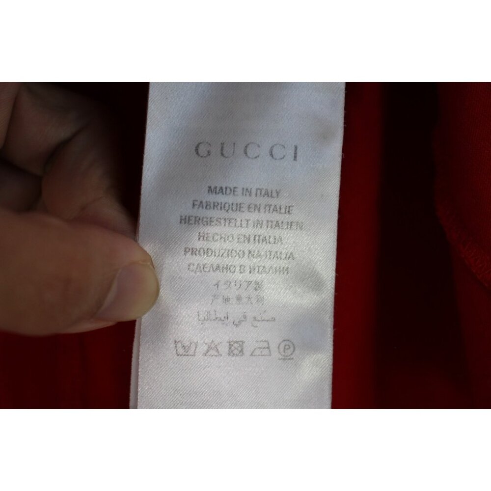 Gucci Red Short Sleeve Tee - Picture 4 of 15